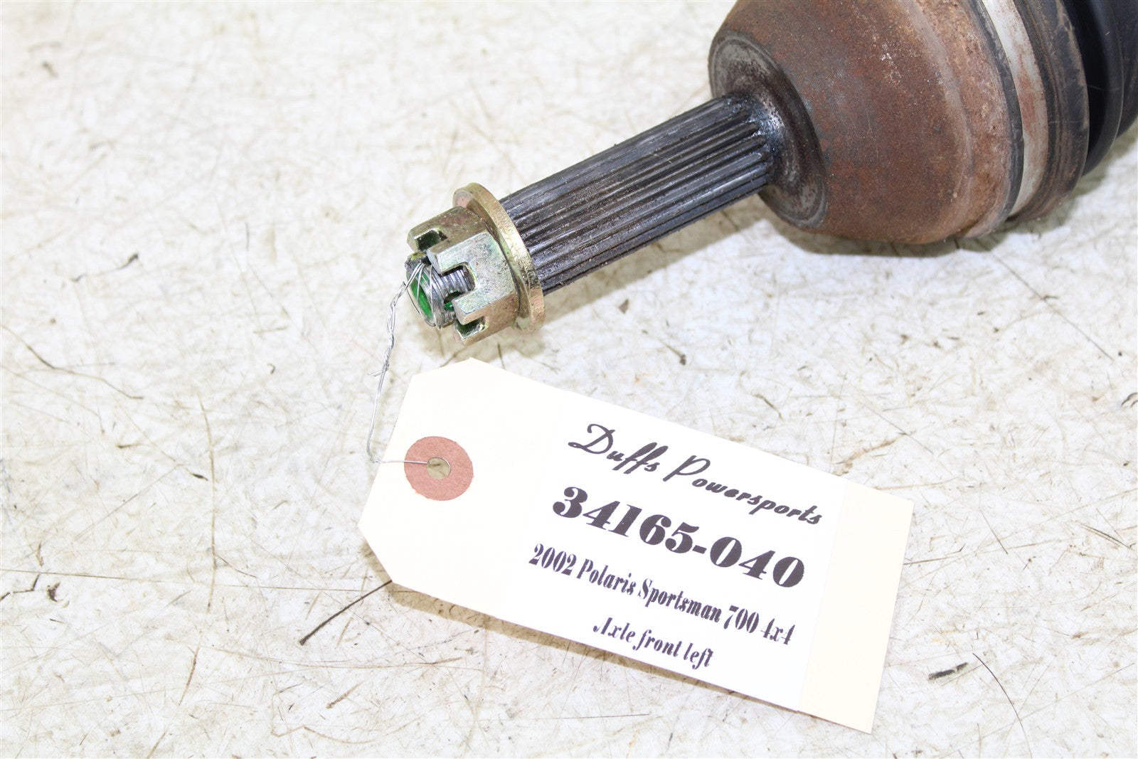 2002 Polaris Sportsman 700 4x4 Left Front CV Axle Boot Straight 34165