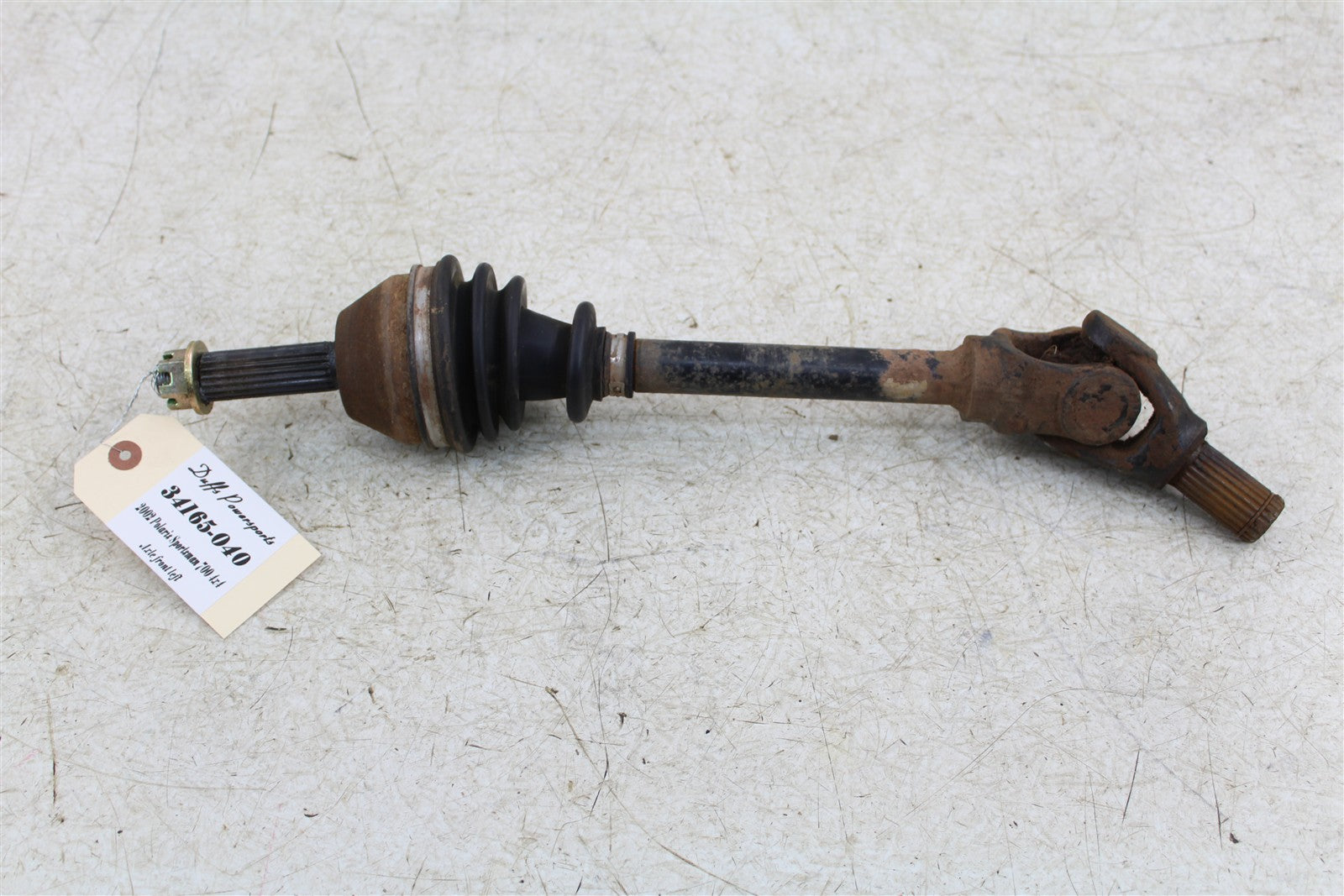 2002 Polaris Sportsman 700 4x4 Left Front CV Axle Boot Straight 34165