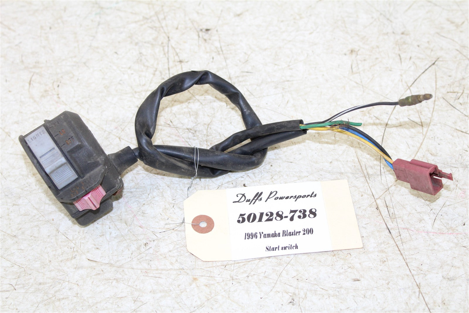 1996 Yamaha Blaster 200 Headlight Switch Kill Switch On Off 50128