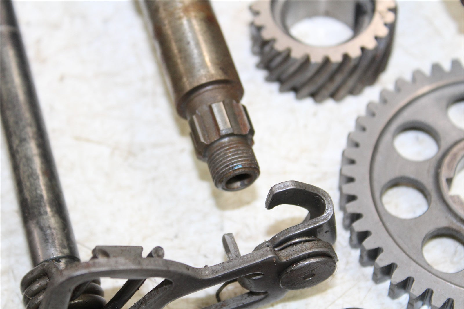 1996 Yamaha Blaster 200 Transmission Gears Shift Shaft Forks Drum 50128