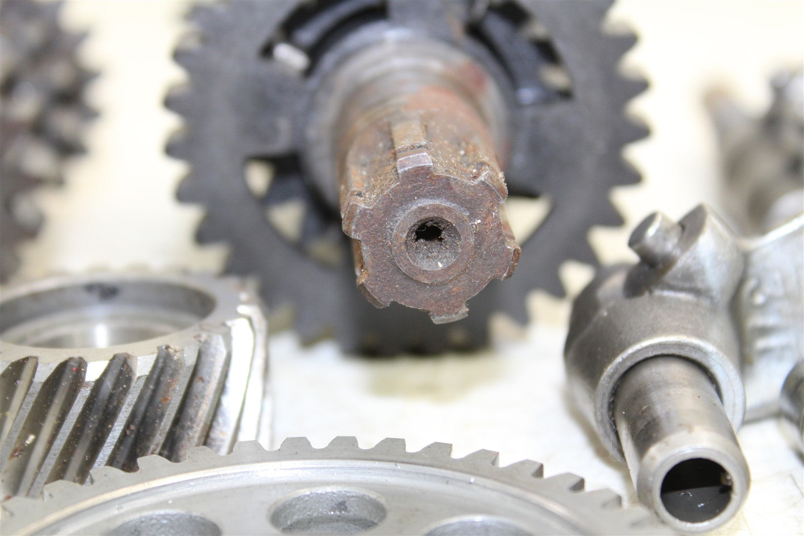 1996 Yamaha Blaster 200 Transmission Gears Shift Shaft Forks Drum 50128