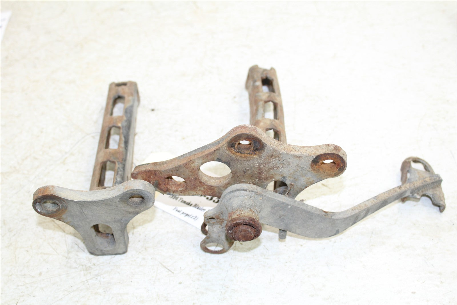1996 Yamaha Blaster 200 Foot Pegs Rests Set Left Right w/ Brake Pedal 50128