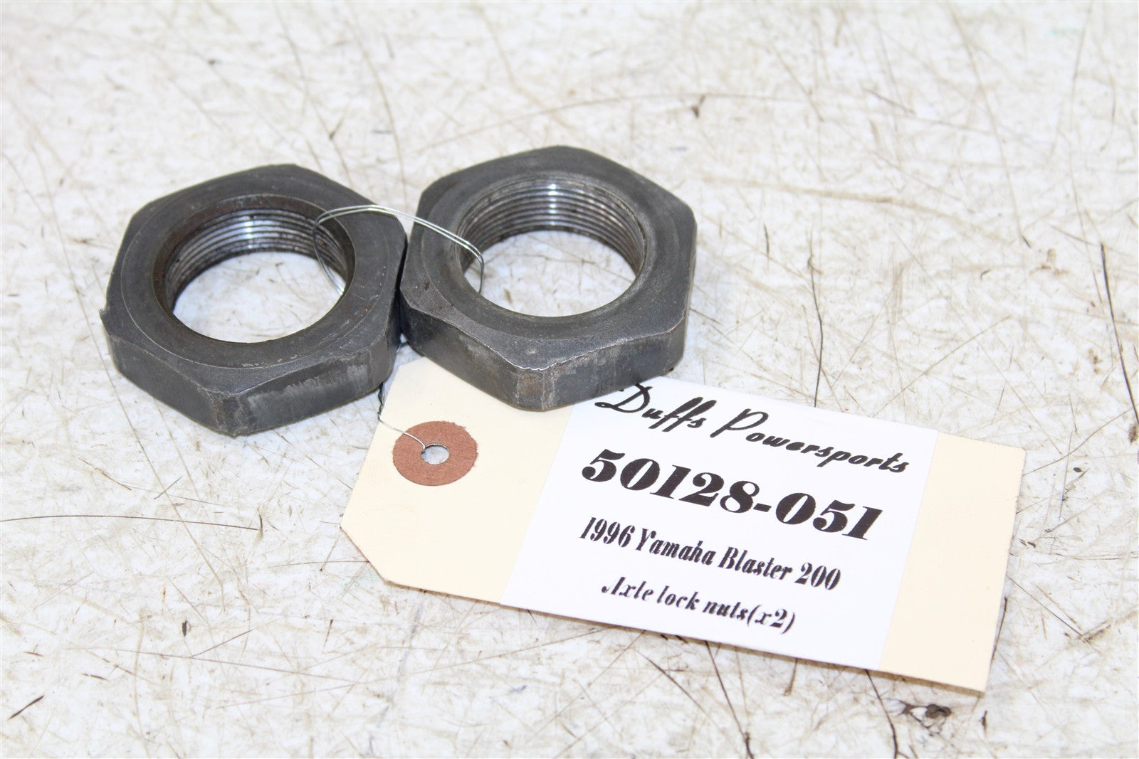 1996 Yamaha Blaster 200 Rear Axle Lock Nuts 50128