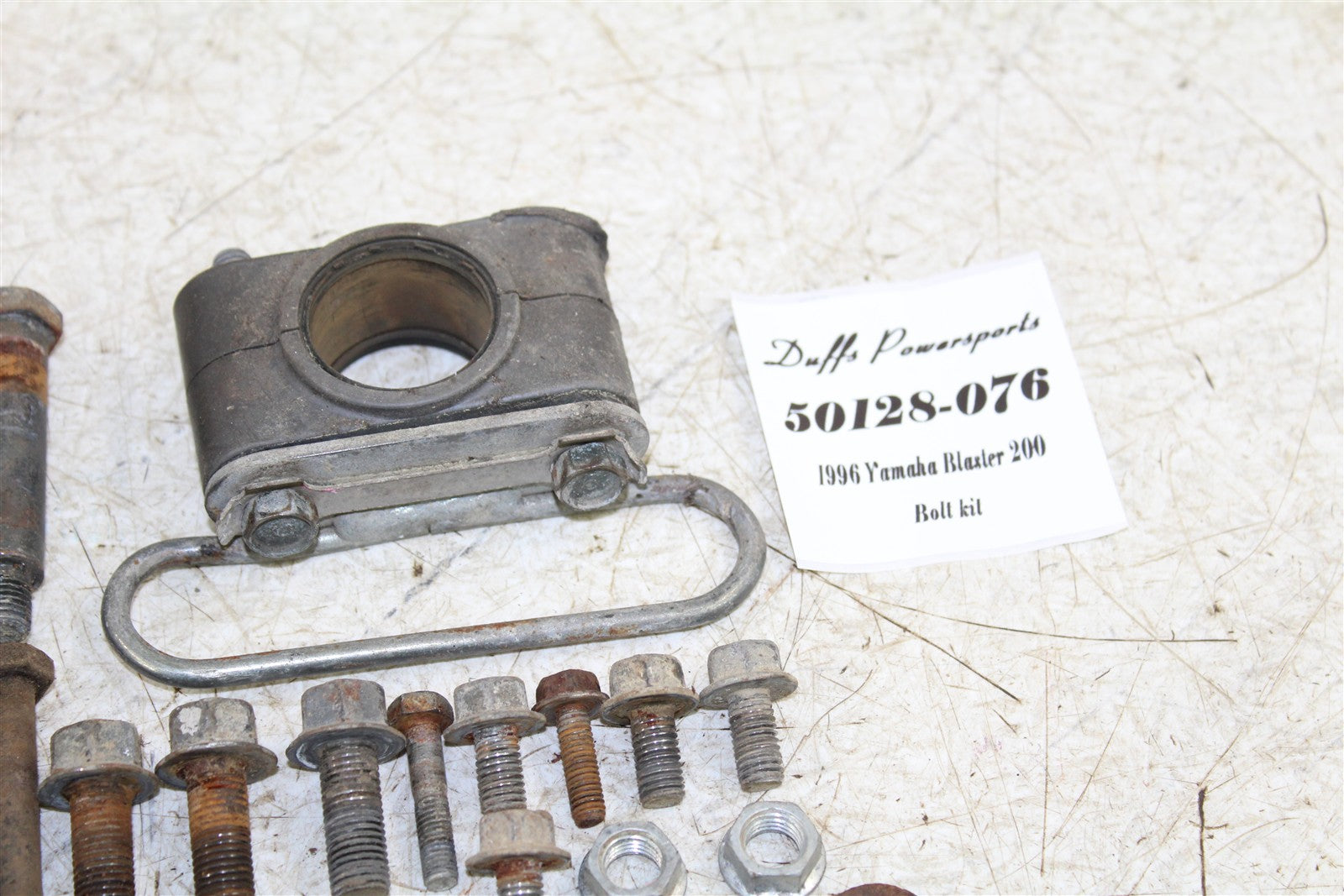 1996 Yamaha Blaster 200 Chassis Bolt Kit Hardware Steering Stem Clamp 50128