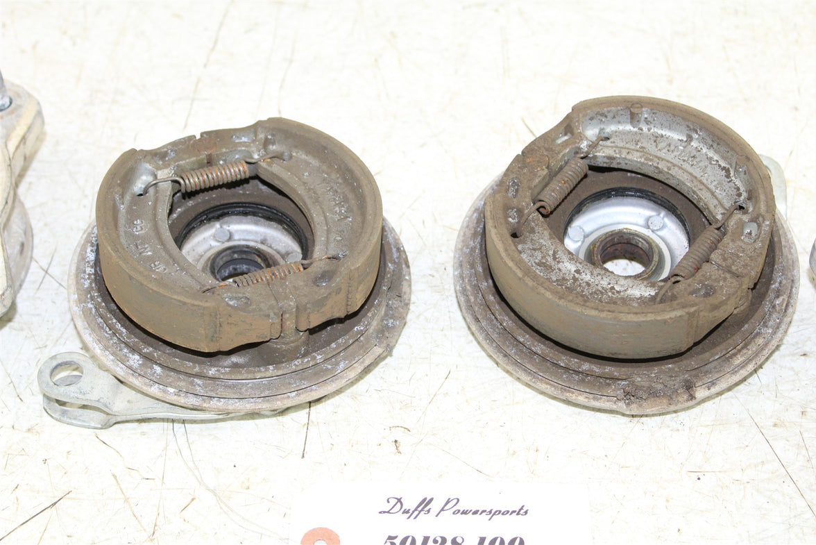 1996 Yamaha Blaster 200 Front Brake Drums Backing Plates Panel Hubs 50128