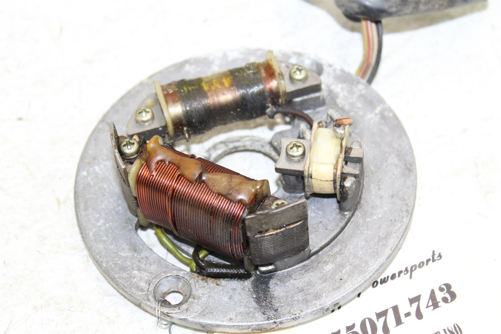 1990 Yamaha RT 180 Stator Plate Magneto Coil 55071