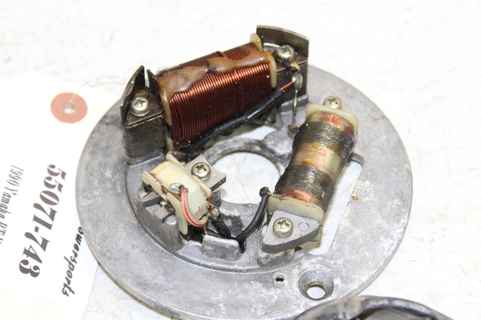 1990 Yamaha RT 180 Stator Plate Magneto Coil 55071