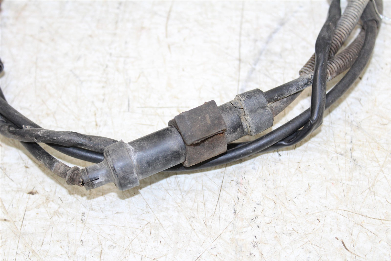 1990 Yamaha RT 180 Throttle Housing Tube w/ Cable 55071
