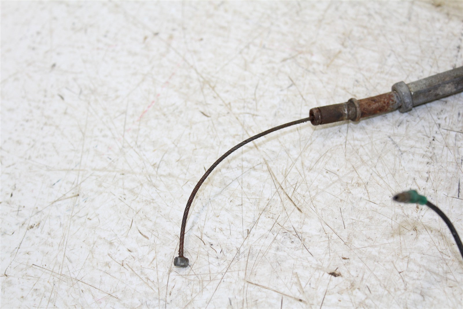1990 Yamaha RT 180 Throttle Housing Tube w/ Cable 55071
