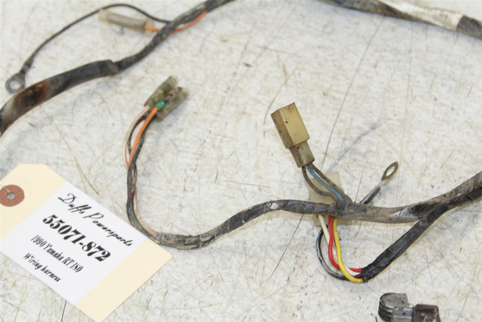 1990 Yamaha RT 180 Wire Wiring Harness 55071