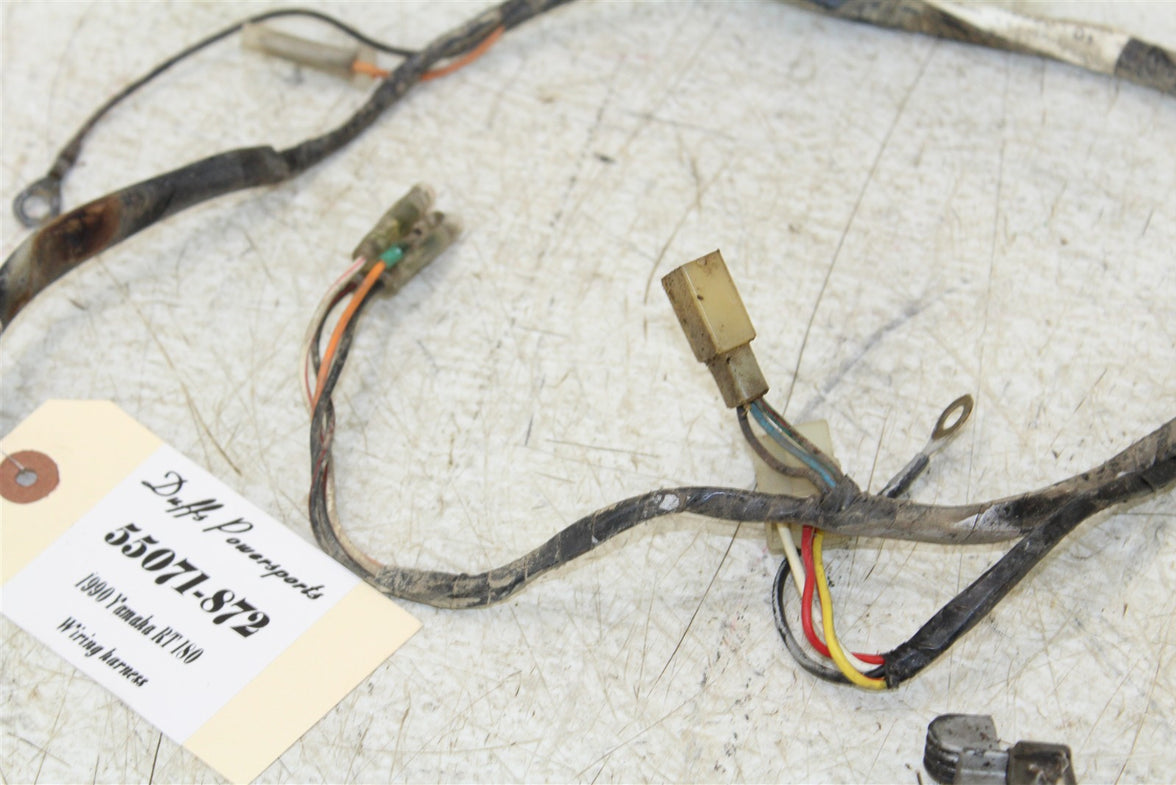 1990 Yamaha RT 180 Wire Wiring Harness 55071
