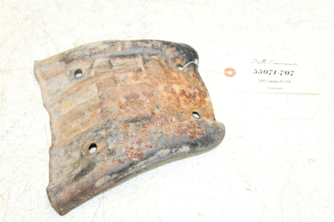 1990 Yamaha RT 180 Skid Plate Engine Guard Splash Guard 55071