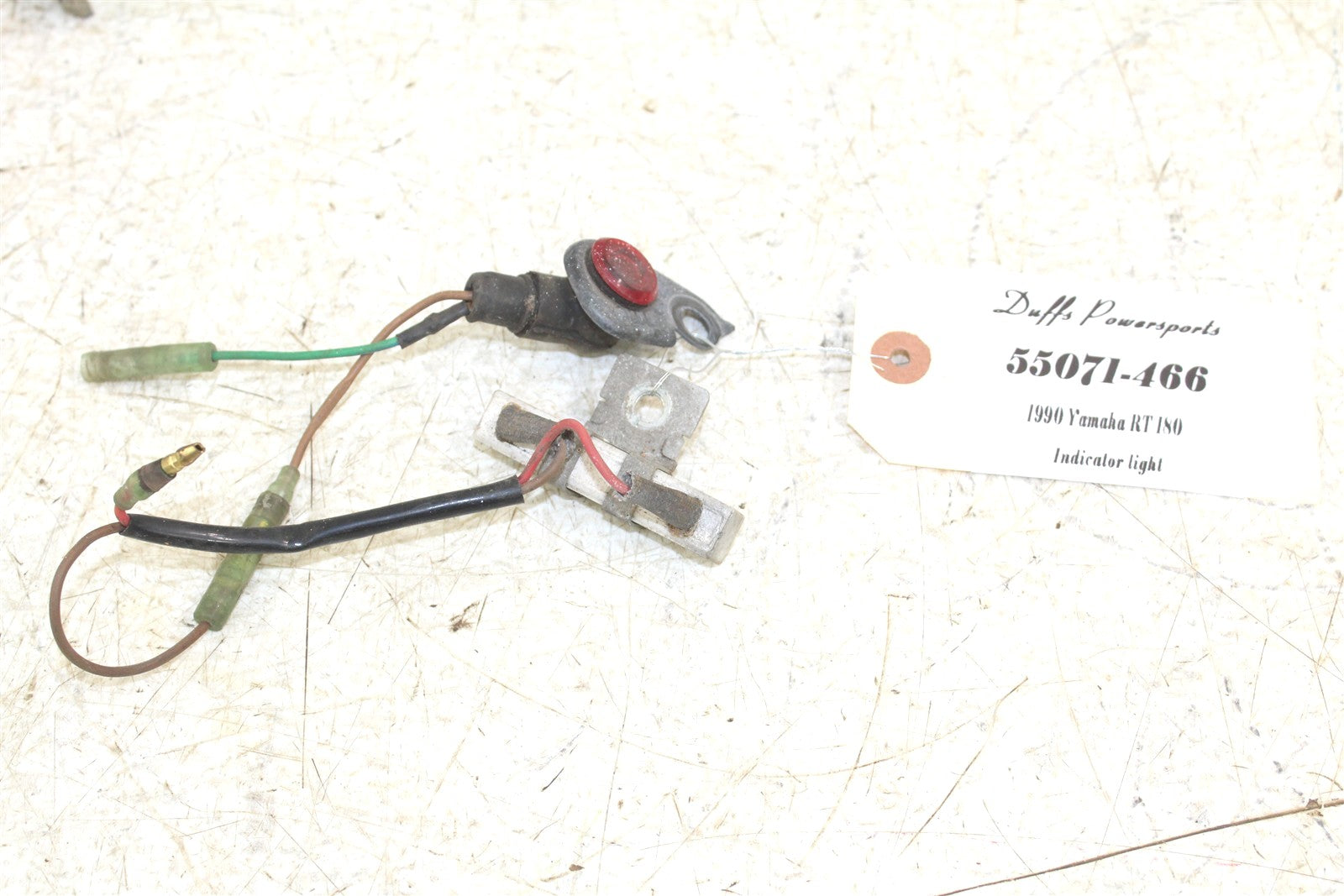 1990 Yamaha RT 180 Oil Indicator Light w/ Relay 55071