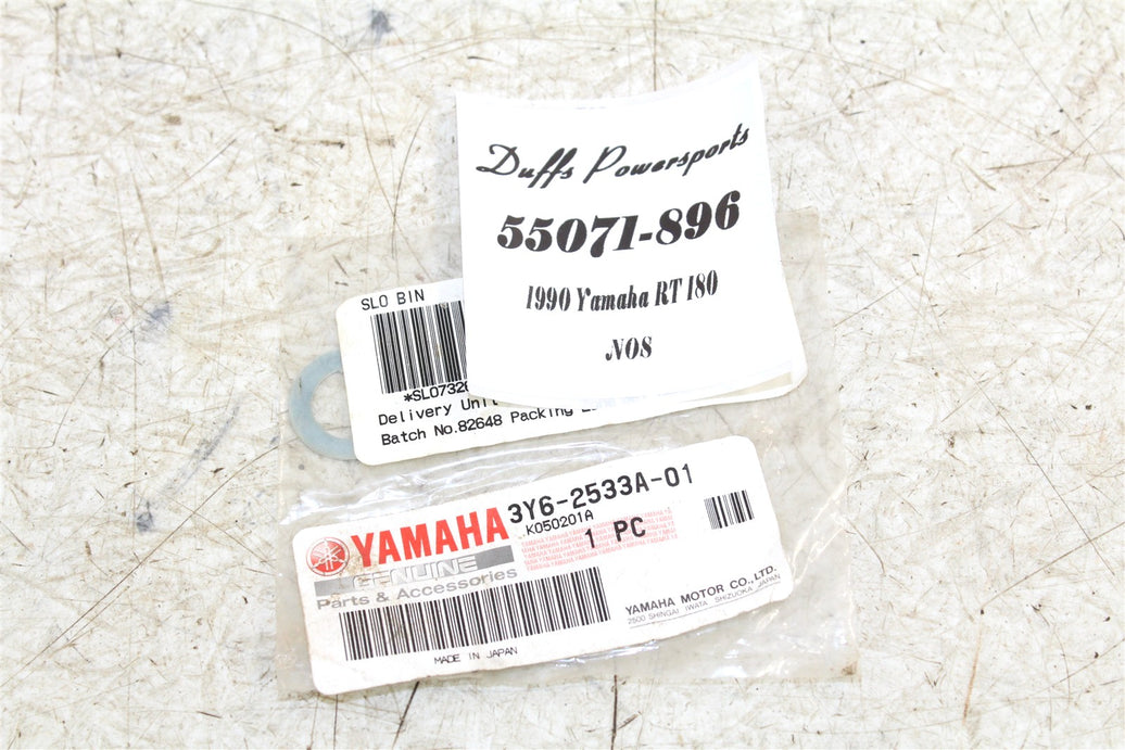 NOS Genuine Yamaha Rear Brake Indicator Plate 3Y6-2533A-01 NEW 55071