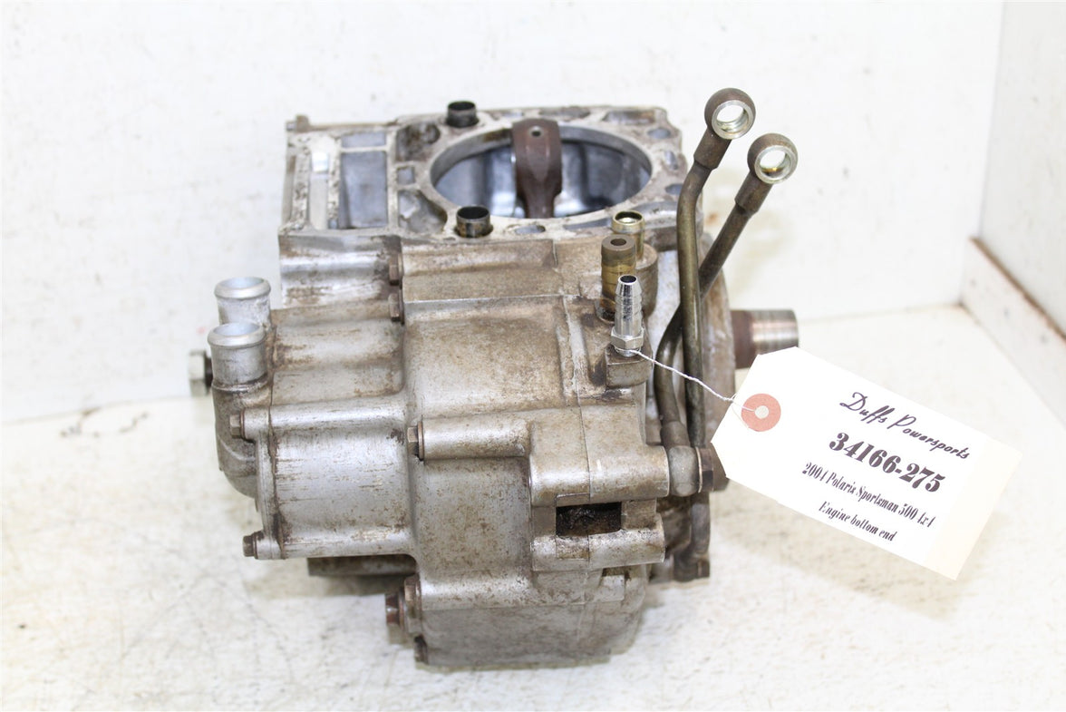 2004 Polaris Sportsman 500 4x4 Engine Bottom Lower End Cases Crankshaft 34166