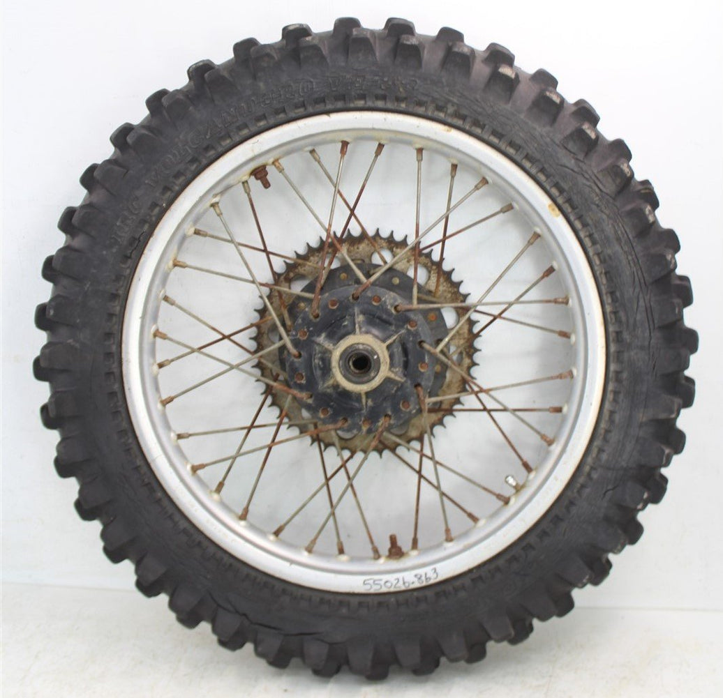 1983 Yamaha Yz100 Rear Wheel Rim Tire