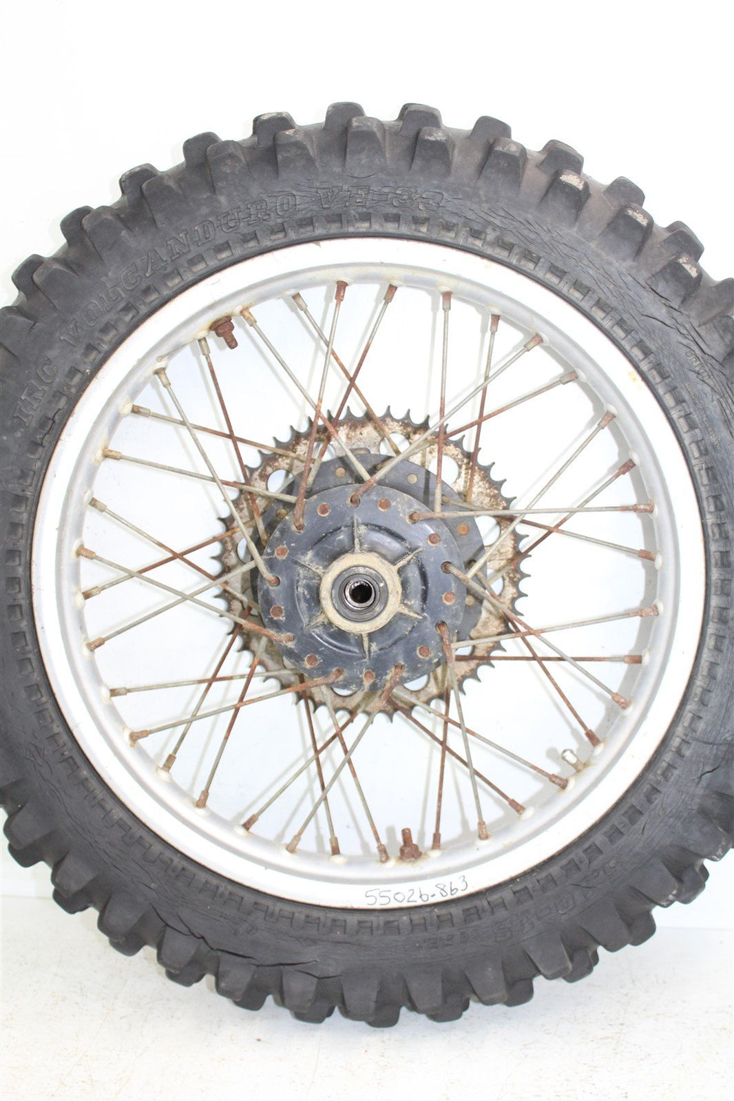 1983 Yamaha Yz100 Rear Wheel Rim Tire
