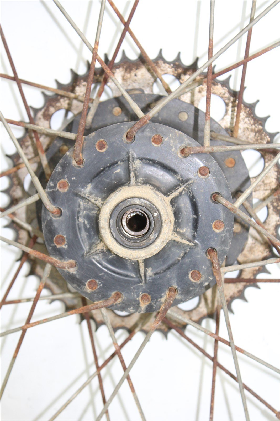 1983 Yamaha Yz100 Rear Wheel Rim Tire