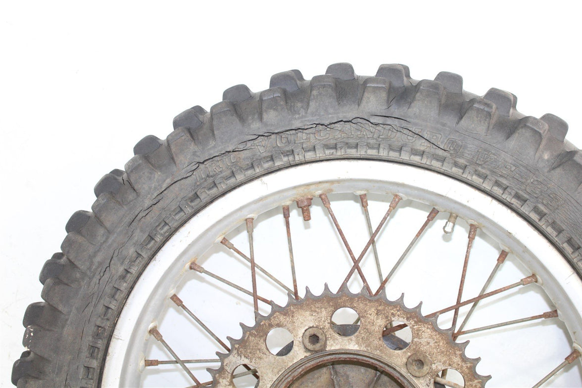 1983 Yamaha Yz100 Rear Wheel Rim Tire