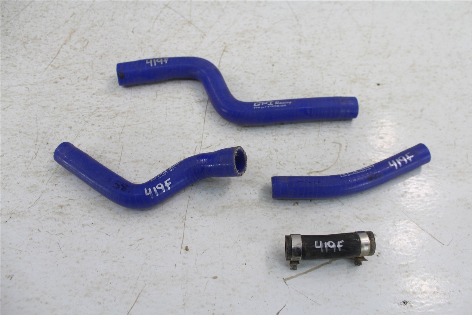 2008 Yamaha YZ 250F Blue Radiator Left & Right Hoses