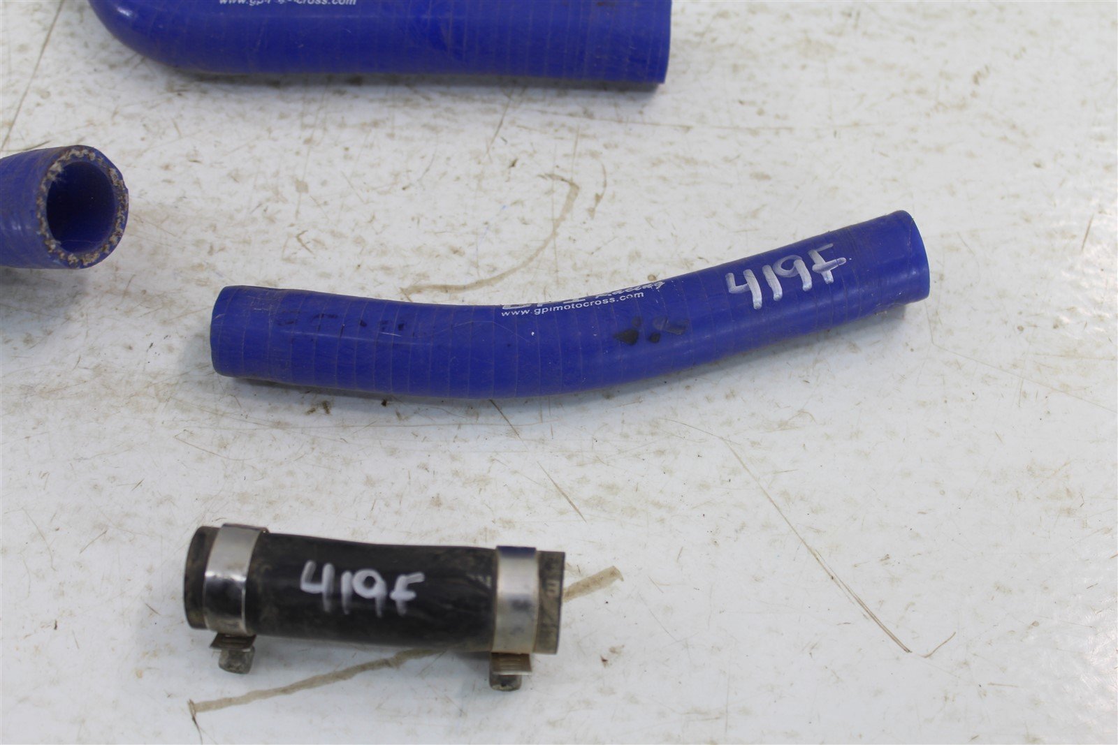 2008 Yamaha YZ 250F Blue Radiator Left & Right Hoses