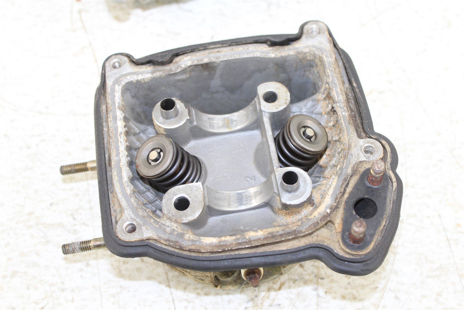 2008 Kawasaki KFX 50 Cylinder Head Valve Cover Intake Exhaust