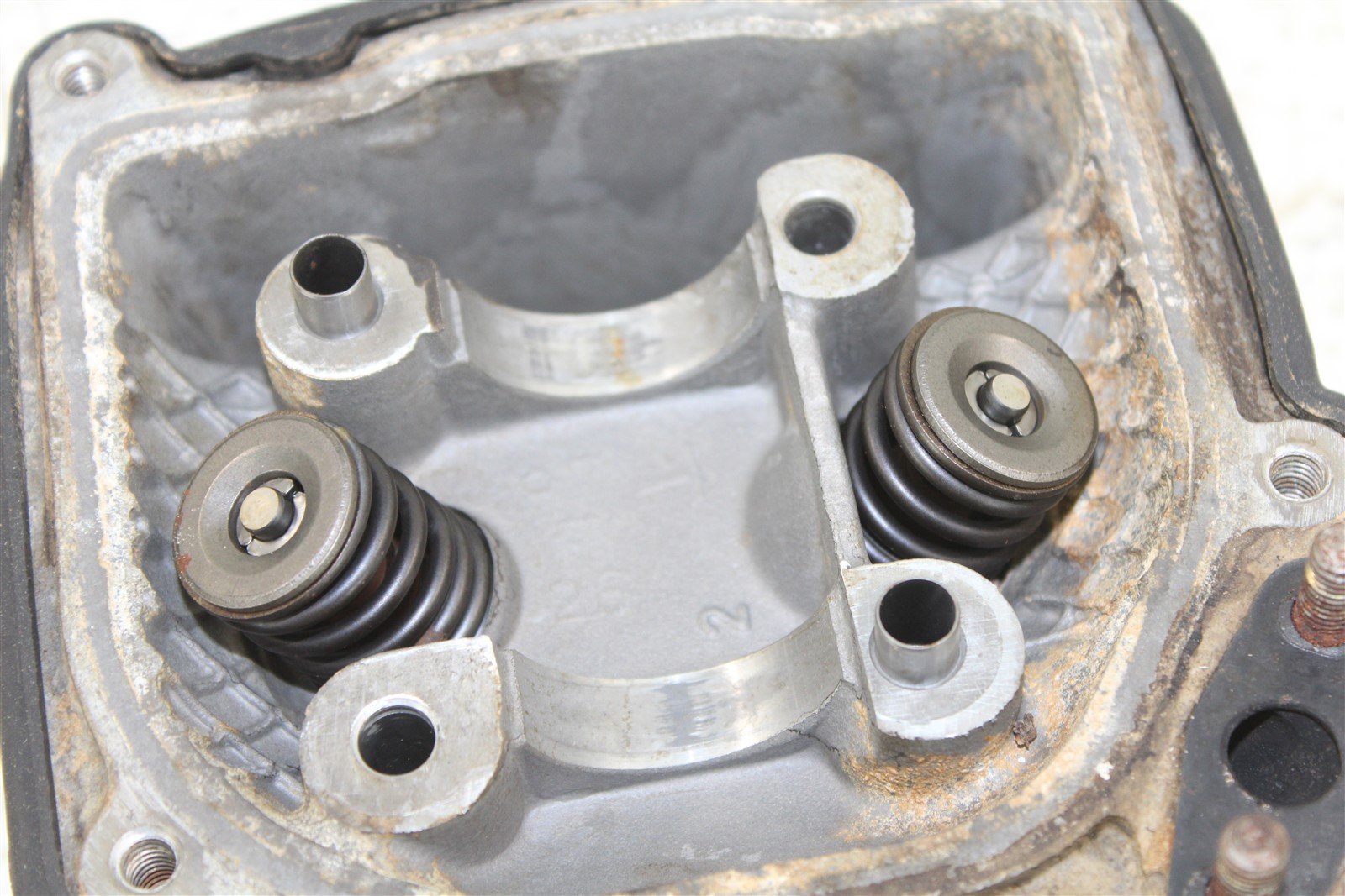 2008 Kawasaki KFX 50 Cylinder Head Valve Cover Intake Exhaust