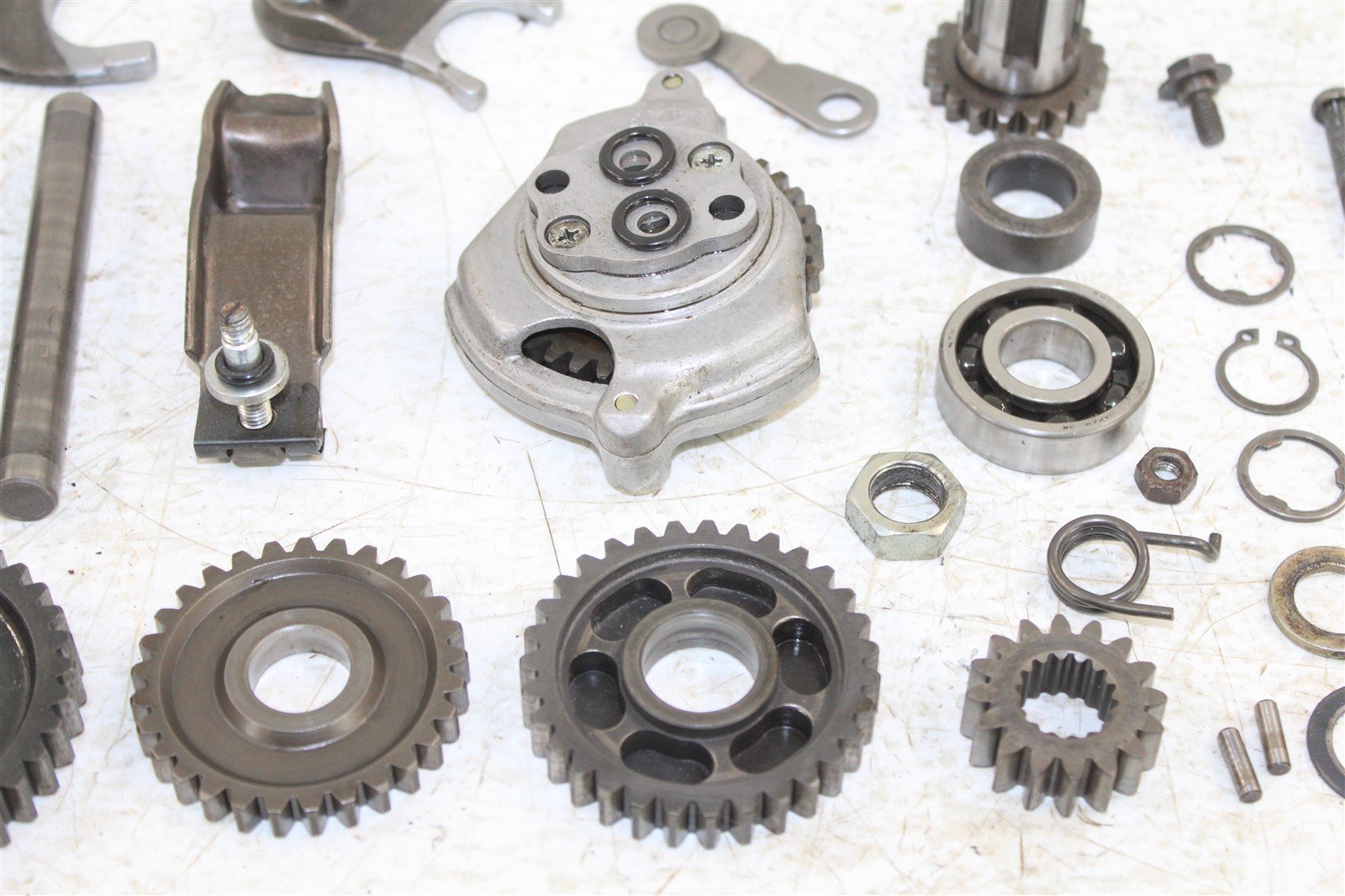 1983 Honda XR80 Transmission Gears Shaft Shift Drum