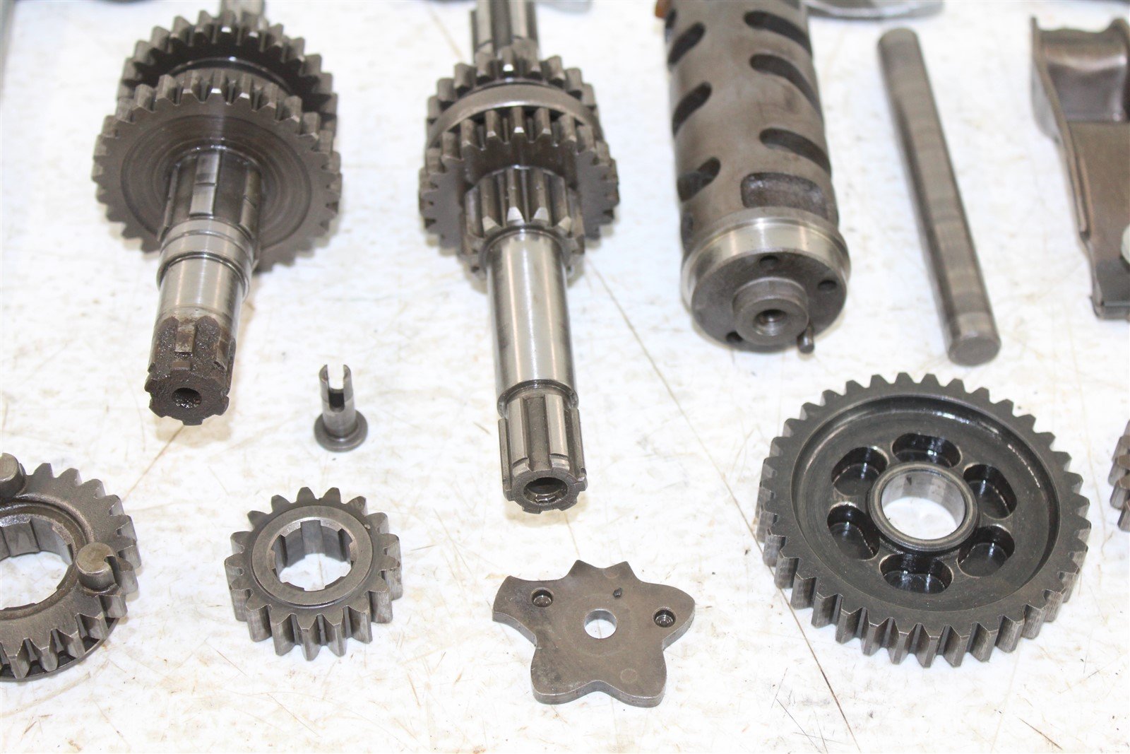 1983 Honda XR80 Transmission Gears Shaft Shift Drum