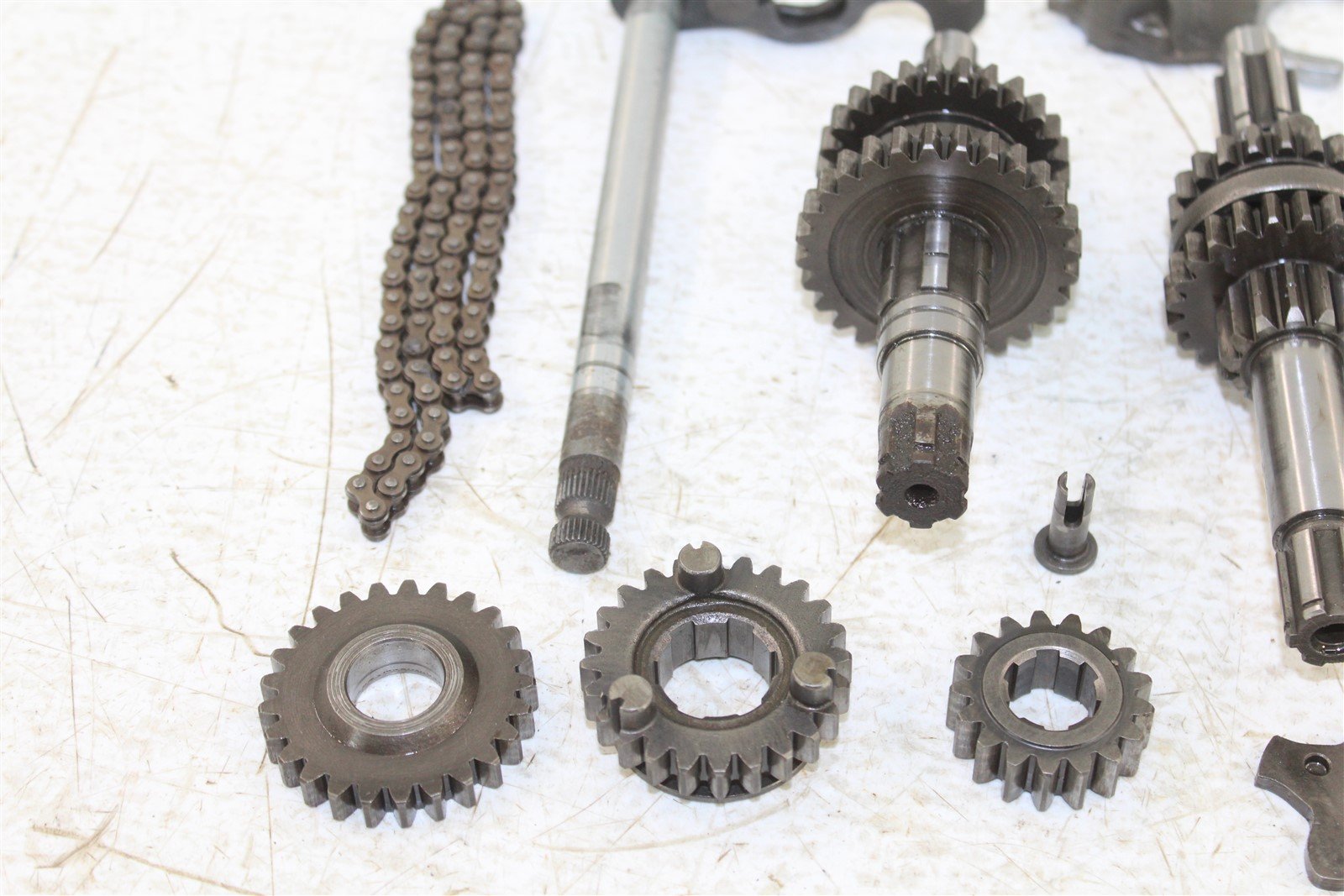 1983 Honda XR80 Transmission Gears Shaft Shift Drum