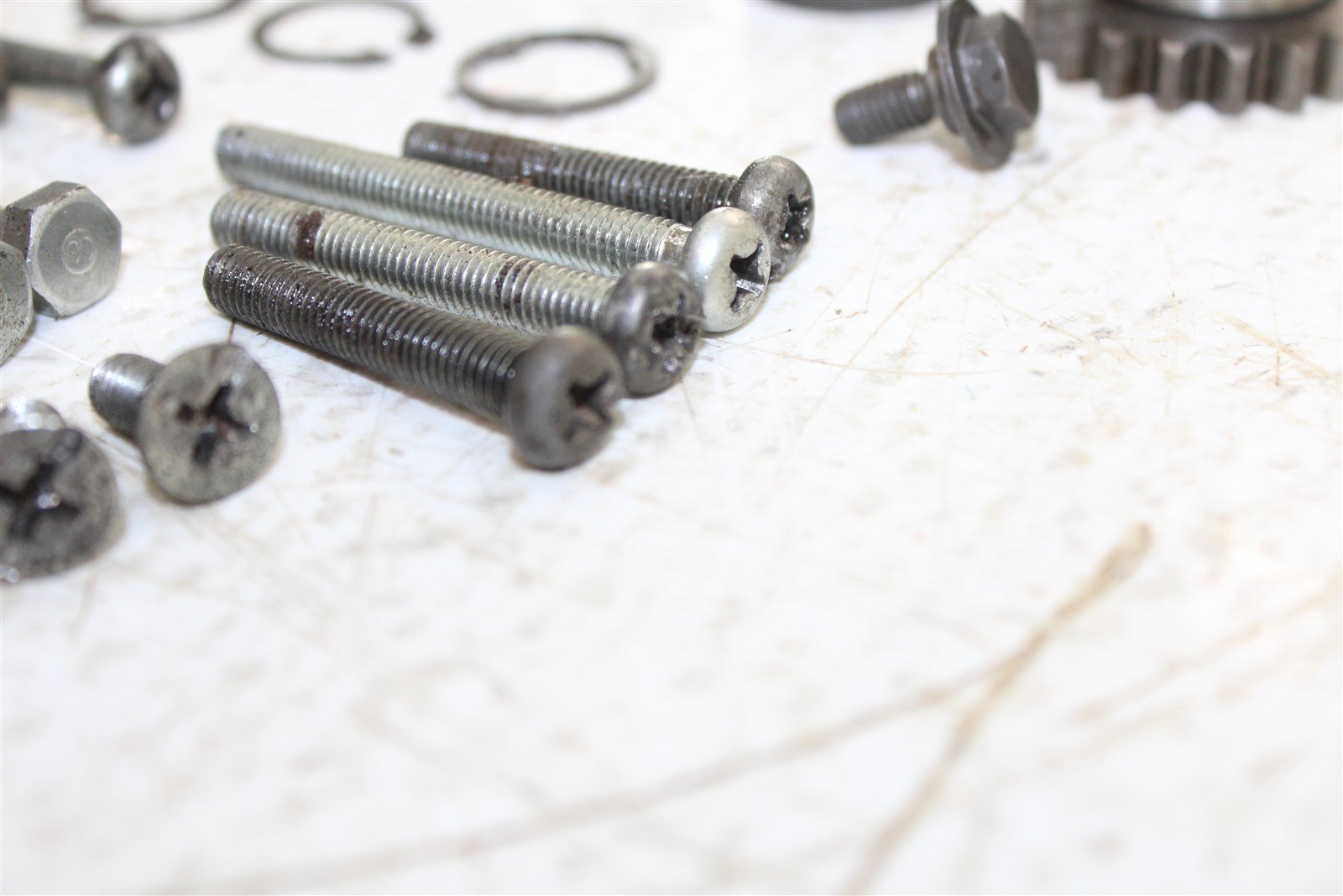 1983 Honda XR80 Transmission Gears Shaft Shift Drum