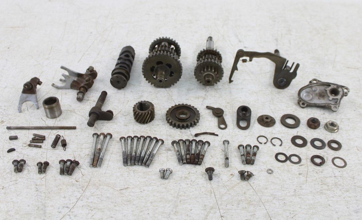 1978 Yamaha DT 100 Transmission Gears Shift Shaft Drum Forks Clutch Rod