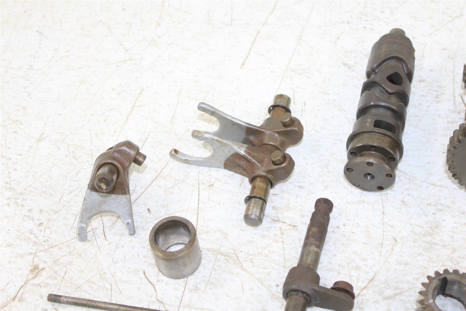 1978 Yamaha DT 100 Transmission Gears Shift Shaft Drum Forks Clutch Rod