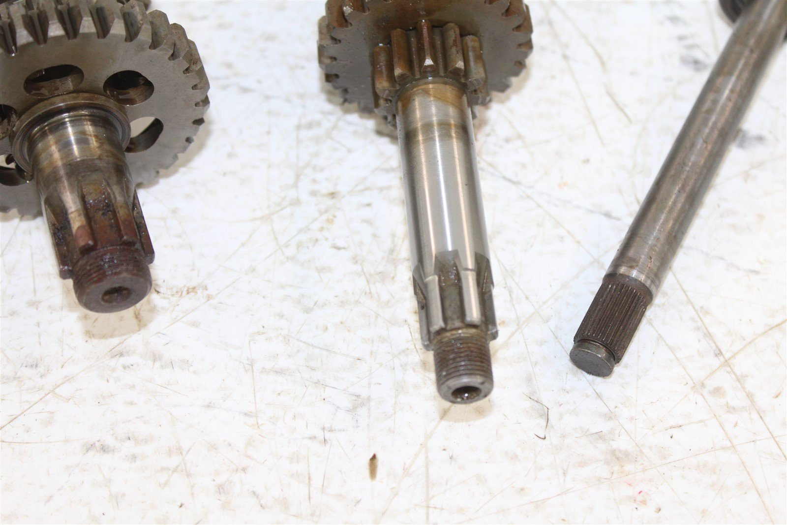 1978 Yamaha DT 100 Transmission Gears Shift Shaft Drum Forks Clutch Rod