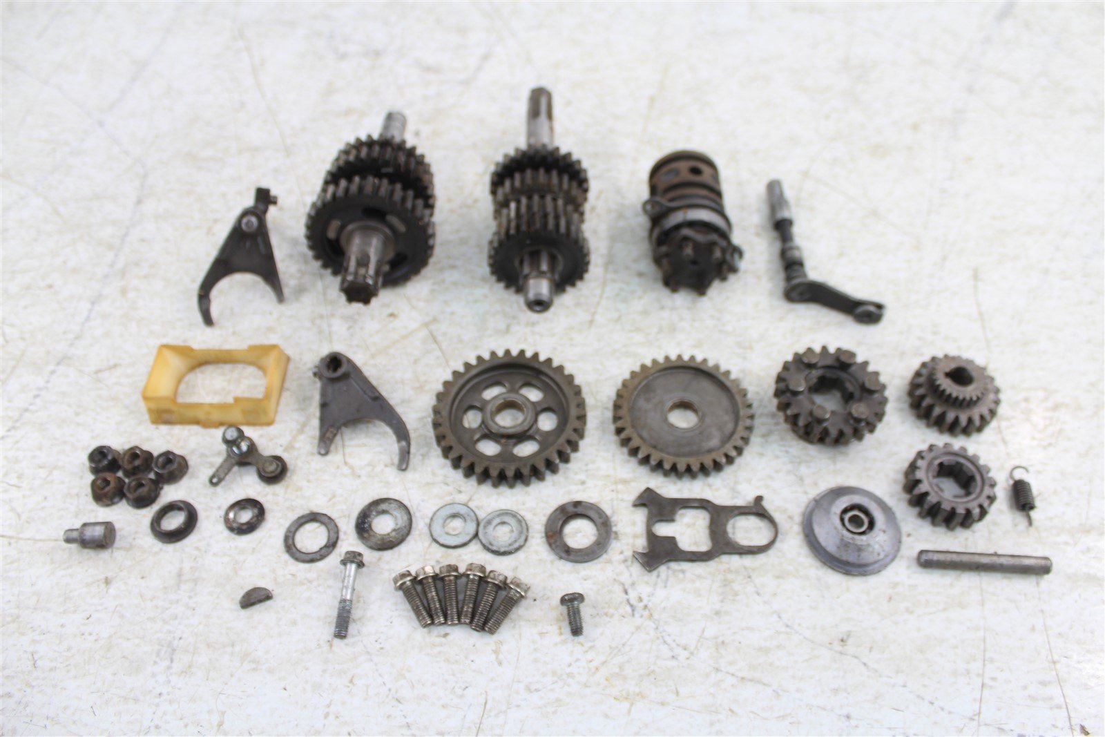 1984 Kawasaki KX 125 Transmission Gears Shaft Shift Drum