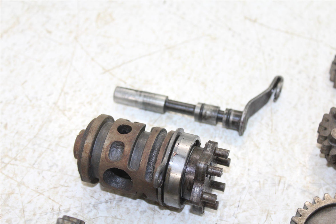 1984 Kawasaki KX 125 Transmission Gears Shaft Shift Drum