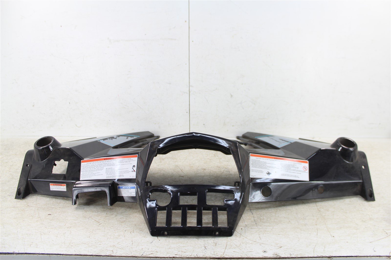 2019 CFMoto Zforce 500 Front Fender Hood Plastic Nebula Black CF500