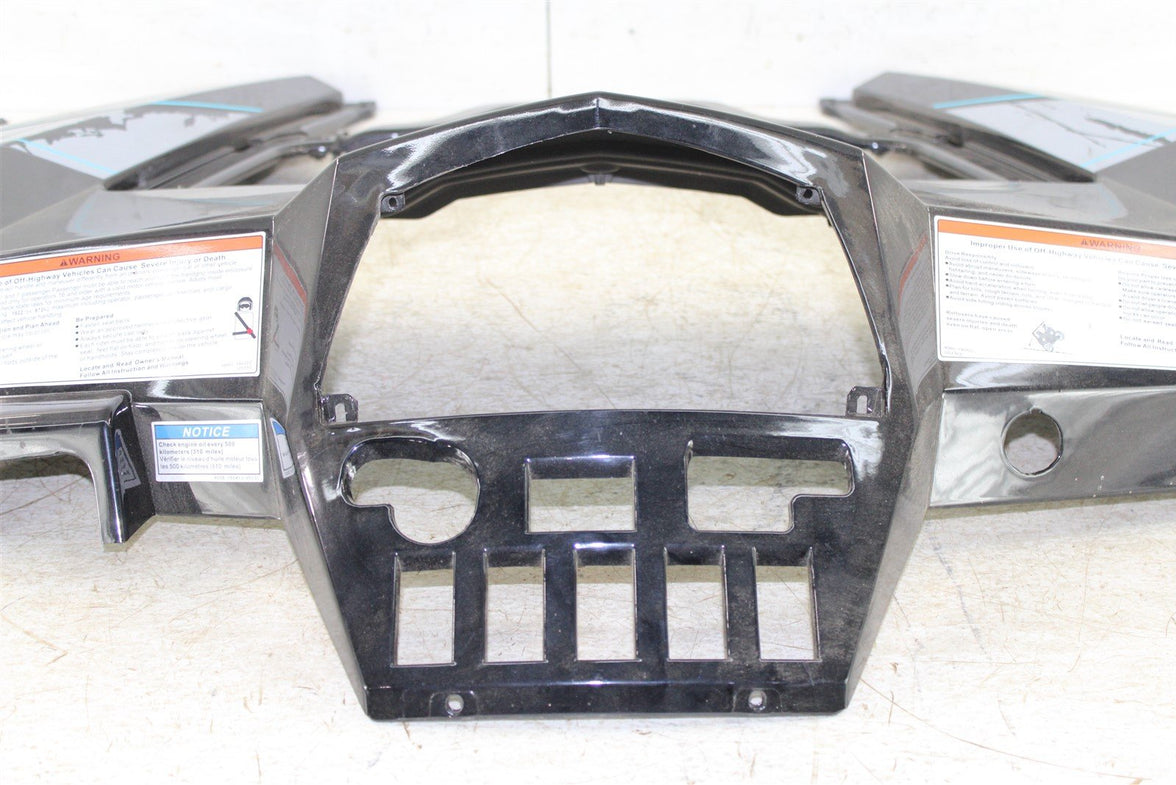 2019 CFMoto Zforce 500 Front Fender Hood Plastic Nebula Black CF500