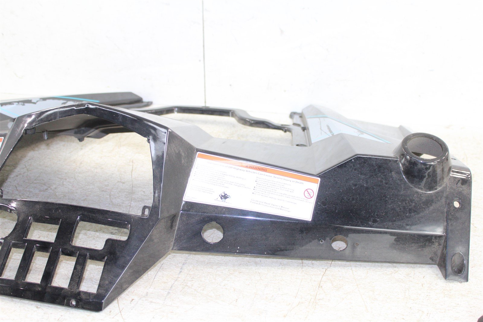 2019 CFMoto Zforce 500 Front Fender Hood Plastic Nebula Black CF500