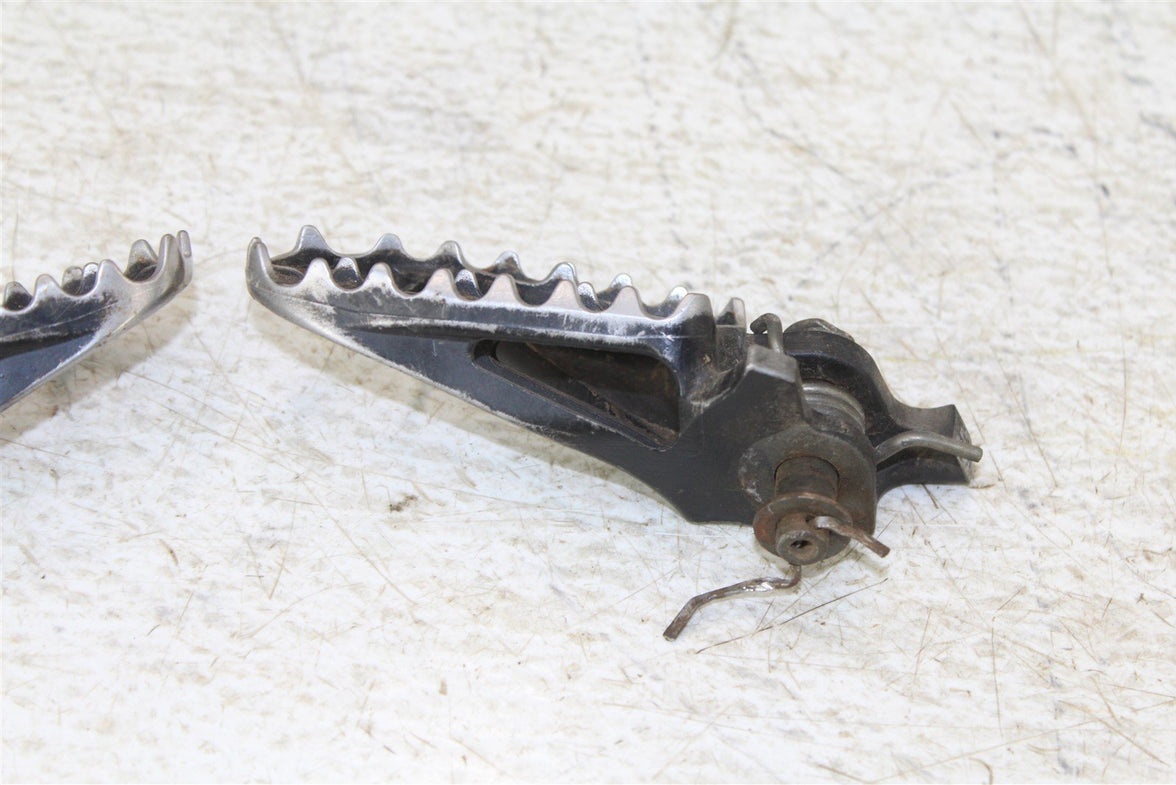 2004 Honda CRF 250R Foot Pegs Set Hardware Springs Rests