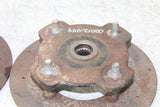 2002 Arctic Cat 400 Manual 4x4 Front Left Right Hubs Brake Rotors