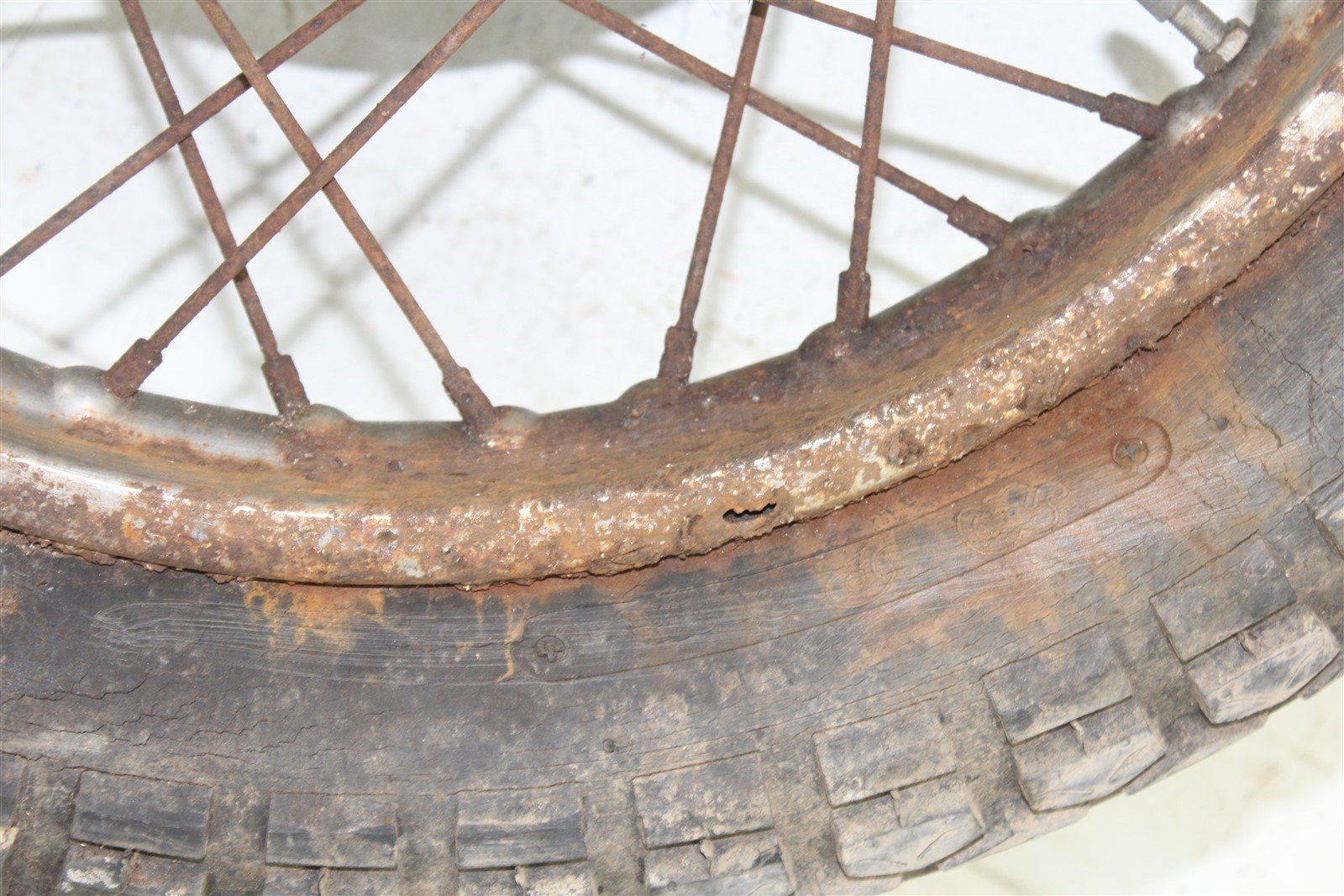 1975 Yamaha RD250 Rear Wheel Rim