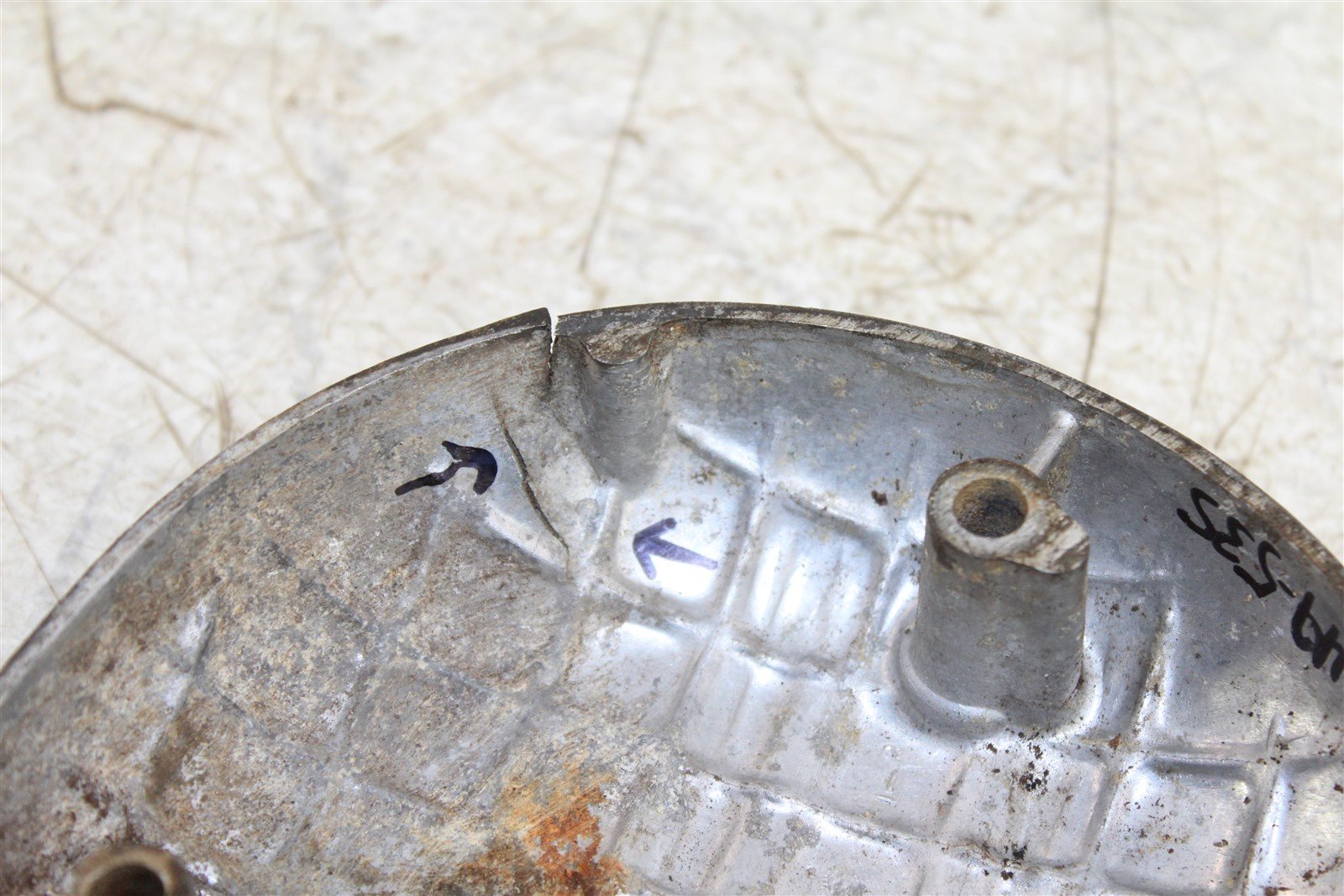 1975 Yamaha RD250 Oil Injection Pump Cover