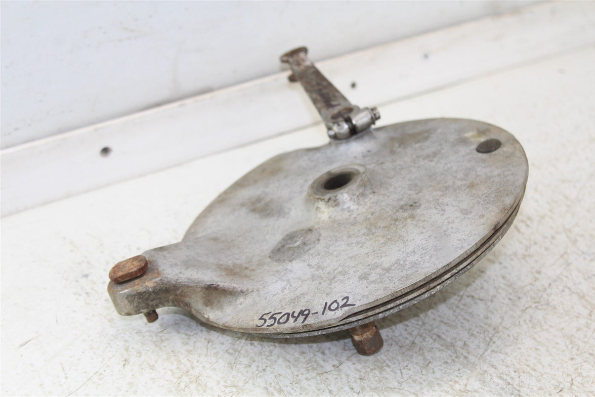 1975 Yamaha RD250 Rear Brake Drum Panel Shoes Mount