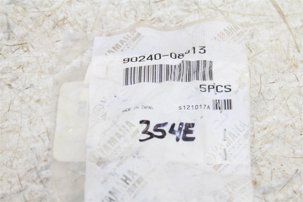 NOS Genuine Yamaha Clevis Pins FJ1200 RZ350 R3 YZ 250 360 NEW OEM 90240-08013