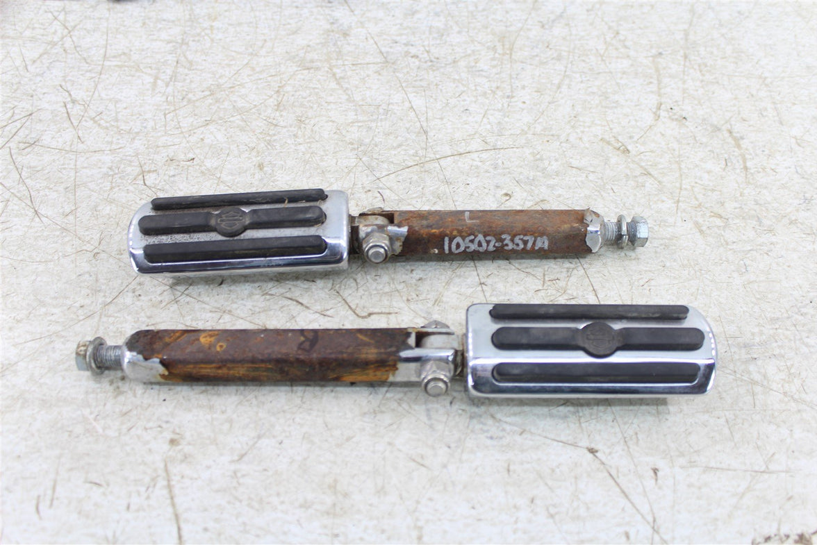 1985 Harley Davidson Sportster 1000 XLH Highway Foot Pegs Set Hardware Rests