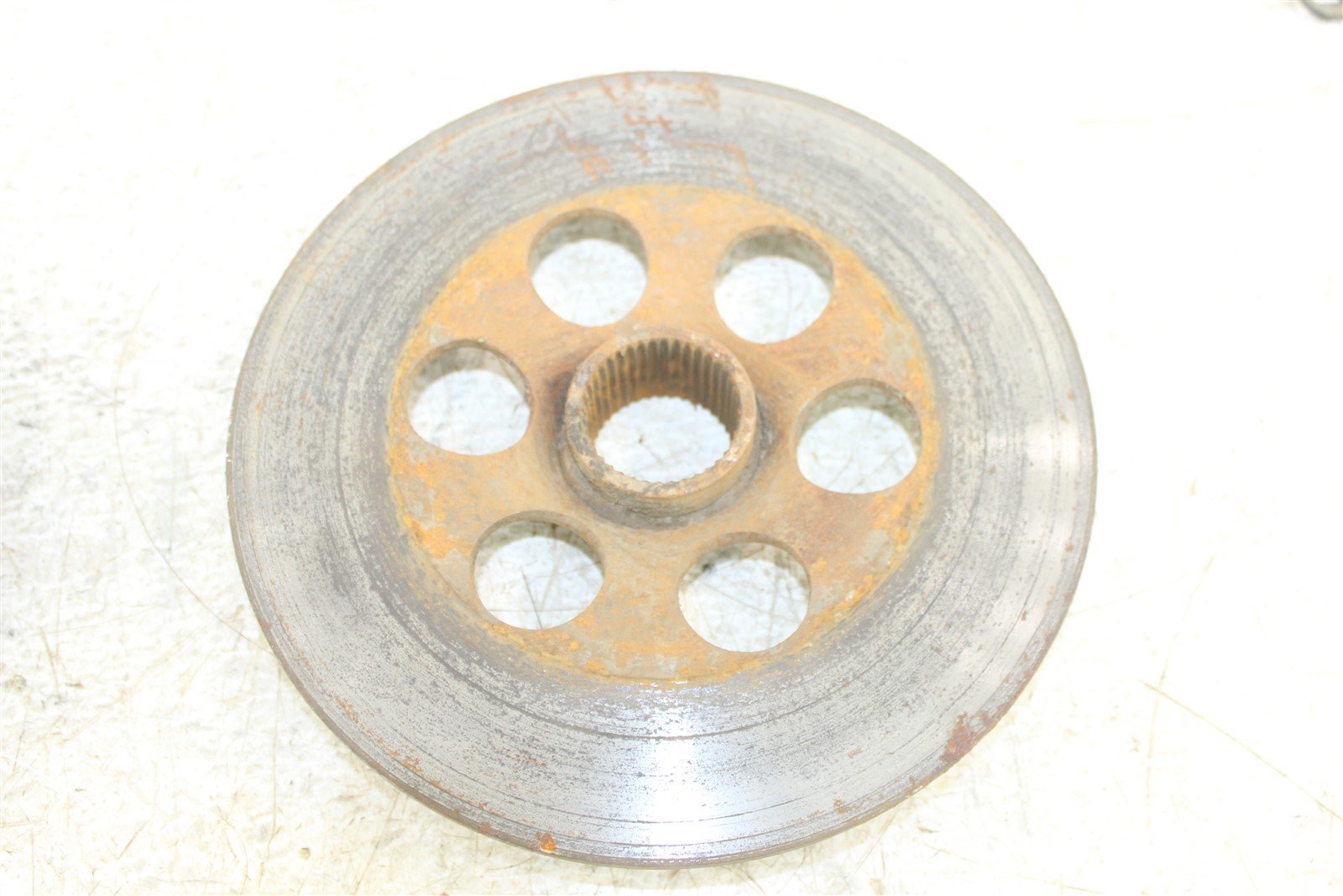 1985 Yamaha Moto 4 200 Rear Brake Rotor Disc w/ Guards Shields