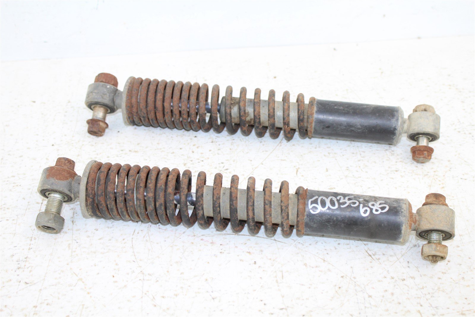 1987 Yamaha Champ 100 Front Shocks Spring Absorber Left Right
