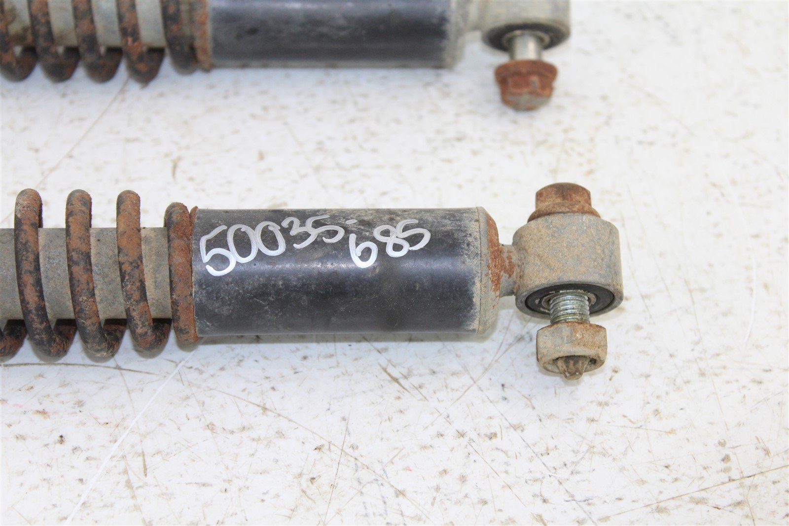 1987 Yamaha Champ 100 Front Shocks Spring Absorber Left Right