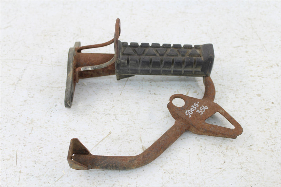 1987 Yamaha Champ 100 Foot Peg Rest Right